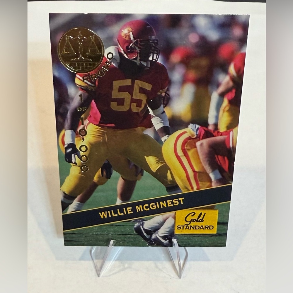 1994 Signature Rookies Gold Standard Willie McGinest  # P3 1 of 10,000